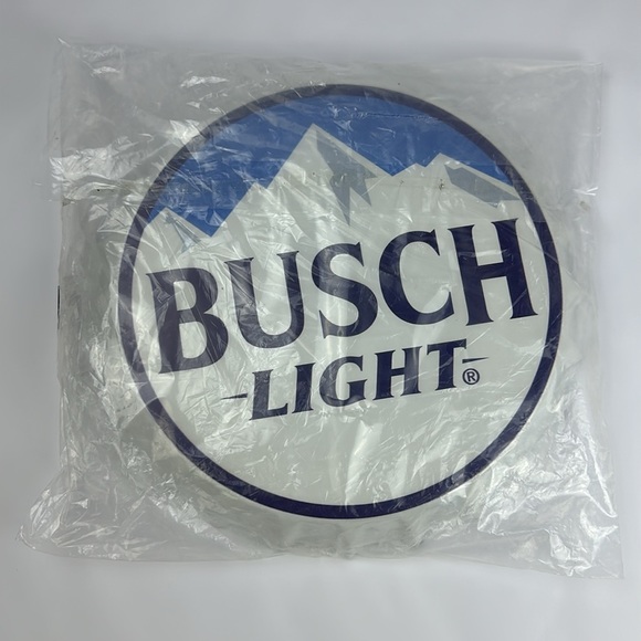 Metal Sign. Busch Light Bottle Top. 13.5 inches in diameter. NEW. Home Decor. - Picture 3 of 5
